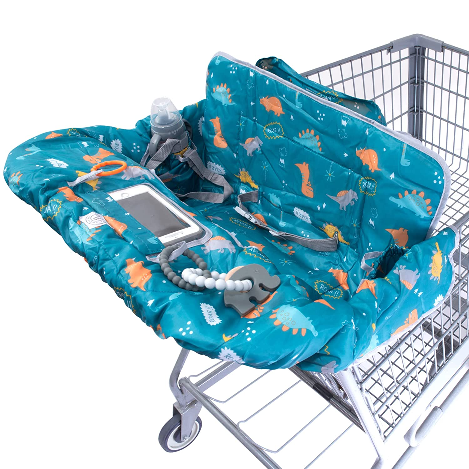 Shopping Cart Cover (Dino) | Lumiere Baby